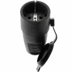 Розетка переносная с заглушкой каучук am-k02 2р+ре 16а 220в ip44