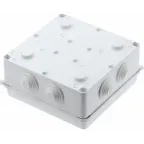 Коробка распределительная с крышкой 150х150х70 8 входов ip65