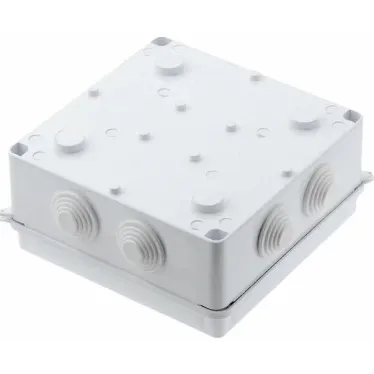 Коробка распределительная с крышкой 150х150х70 8 входов ip65