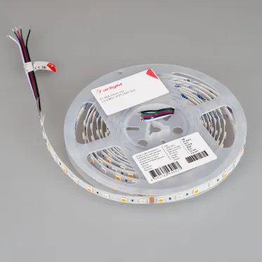 Лента светодиодная 14,4Вт/м 24В RGBW-Warm IP20 60LED/м RT-B60-10mm SMD 5060 5м, открытый