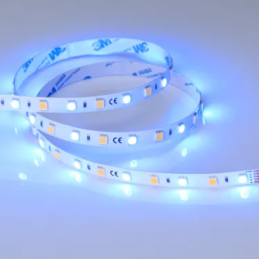 Лента светодиодная 14,4Вт/м 24В RGBW-Day IP20 60LED/м RT-B60-10mm SMD 5060 5м, открытый
