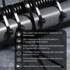 Стяжка нейлоновая 400x7.6 мм черная (100 шт)