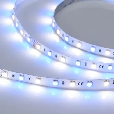 Лента светодиодная 14,4Вт/м 24В RGBW-Day IP20 60LED/м RT-B60-10mm SMD 5060 5м, открытый