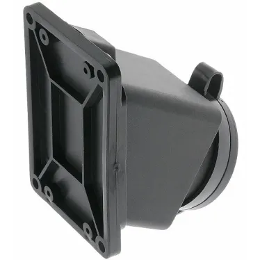 розетка наклонная с заглушкой каучук AM-K08 2P+PE 16A 220В IP44