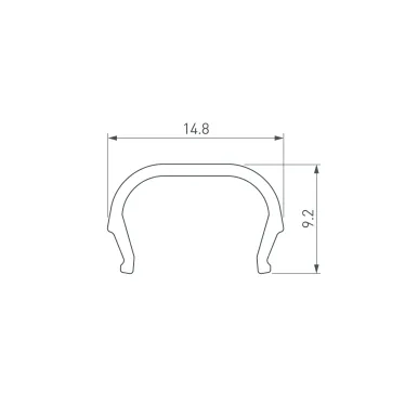 Экран LINE-D-1515-2000 OPAL, пластик
