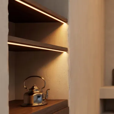 Профиль LINE-D-1515-2000 SQUARE ANOD , алюминий