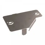                  Крышка переходника левого Стандарт INOX (AISI 409) 100х50
               
