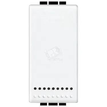 LivingLight Кнопка (NO) 10А 2P с независимыми контактами белый