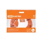 Удлинитель-шнур силовой УШз16 TDM (штепс. гнездо 10м ПВС 3х15)