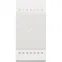 LivingLight Кнопка с винтовыми клеммами 1 модуль белый