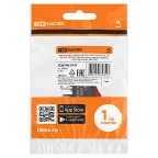 Выключатель клавишный KCD1-201N 250В AC/DC, 2P, 6А, (4с), ON-OFF, черный корпус, красная клавиша с LED подсветкой, Mini TDM