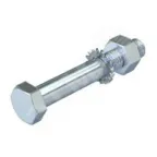 Комплект Болт+Шайба+Гайка M12x130 SKS 12x130 F
