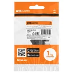 Выключатель клавишный KCD1-201 250В AC/DC, 2P, 6А, (4с), ON-OFF, черный, Mini TDM