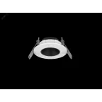                  Рамка для модульного светильника Hottel 01 круглая встраиваемая 65 х 24 мм (м. о. 52 мм) белая чёрный рефлектор
               