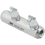                  Соединитель болтовой луженый СБЛ 35-150/4 35кВ | UCB11-035-150-04-35-1 | IEK
               