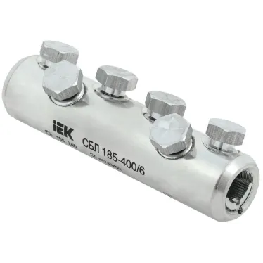 Соединитель болтовой луженый СБЛ 185-400/6 35кВ | UCB11-185-400-06-35-1 | IEK