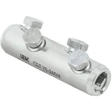 Соединитель болтовой луженый СБЛ 70-240/4 35кВ | UCB11-070-240-04-35-1 | IEK