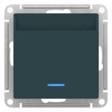 ВЫКЛЮЧАТЕЛЬ ATLASDESIGN карточный, механизм, ИЗУМРУД