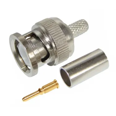 Разъем штекер BNC RG-6 обжим,