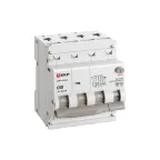 Выключатель автоматич. дифференциального тока селективный АВДТ-63N (S) 3P+N 50А 100мА C тип AC электромеханический 6кА PROXIMA | D63N46MS50C100 | EKF