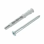                  Дюбель фасадн. c шурупом потайн. гол с шлицем TORX 10x100 (4 шт) - пакет Tecfi
               