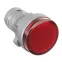 Сигнальный индикатор со встроенным диодом 220В, красный, зажим Push-In