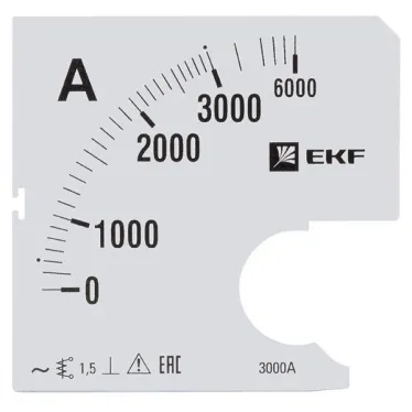 Шкала сменная для A961 3000/5А-1.5 PROxima