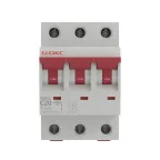 Модульный автоматический выключатель YON MB63, 3P, характеристика C, 20A, 6kA | MB63N-3PC20 | DKC