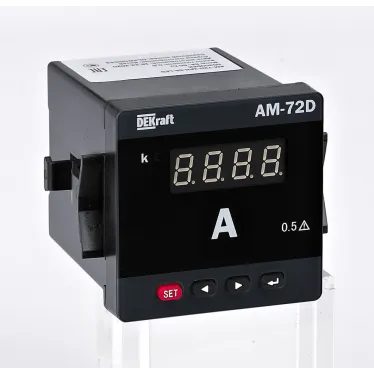 Ампер-р циф. 72x72 1PH 5А LED