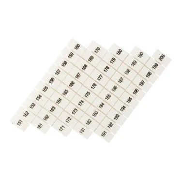 Маркеры для JXB-ST 6 с нумерацией 150-200 (10 штук) PROxima