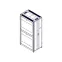 Шкаф Uniprom. 48U-750/1200. боковые панели 4шт. черный