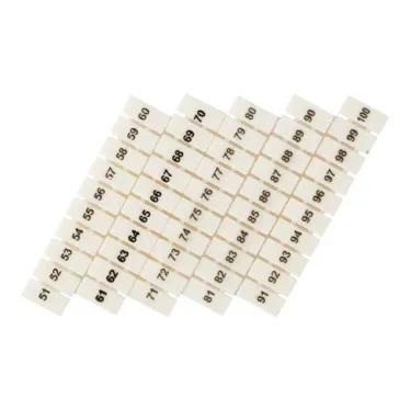 Маркеры для JXB-ST 1,5 с нумерацией 50-100 (100 шт.) PROxima