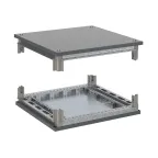 Комплект, крыша и основание, для оцинкованных шкафов CQE, 400X800 мм