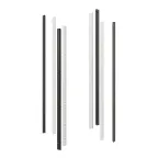 Стойки вертикальные комплект для 24U IT-CQE RAL9005 RAL9005
