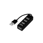                  Разветвитель USB на 4 порта черный,
               