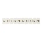 Маркеры для JXB-ST 2,5 с символами A, B, C, N, PE (10 шт.) PROxima