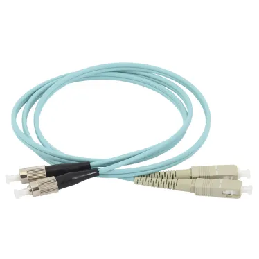 Патч-корд оптический 50/125 (OM3) SC/UPC-FC/UPC (Duplex) 100м