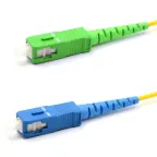Патч-корд оптический переходной SM 9/125 OS2 SC/APC-SC/UPC Simplex LSZH 5м,