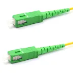Патч-корд оптический соединительный SM 9/125 OS2 SC/APC-SC/APC Simplex LSZH 3м,