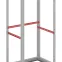 Рейка боковая для шкафов CQE глубиной 1200 мм, 1 упаковка - 4 шт.