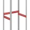 Рейка боковая, широкая, для шкафов CQE глубиной 1200 мм, 1 упаковка - 4 шт.
