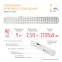 Светильник светодиодный аварийный непостоянный DBA-107-0-20 90LED 4ч IP20 (20/560)