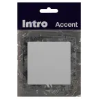 Кнопка Intro Accent 6-109-01 10А-250В, IP20, СУ, AL/CU, белый