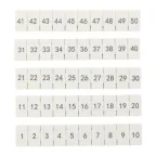 Маркировка для клемм 6 UT 1-50