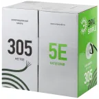 Витая пара U/UTP 2x2x24 AWG Cat5e CCA PVC 305м SIMPLE