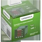 Амперметр цифровой щитовой трехфазный 72х72мм LED GENERICA