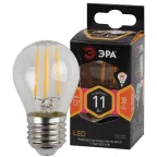                  Лампа светодиодная F-LED P45-11w-827-E27 (филамент, шар, 11Вт, тепл, E27) (10/100/4000)
               