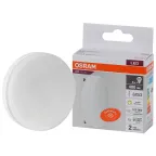                  Лампа светодиодная LED 6 Вт GX53 3000К 480Лм таблетка 220 В (замена 50Вт) OSRAM
               