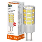                  Лампа светодиодная CORN капсула 5Вт 230В 3000К керамика G4 IEK
               