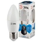                  Лампа светодиодная Эра LED B35-7W-840-E27 (диод, свеча, 7Вт, нейтр, E27),
               
